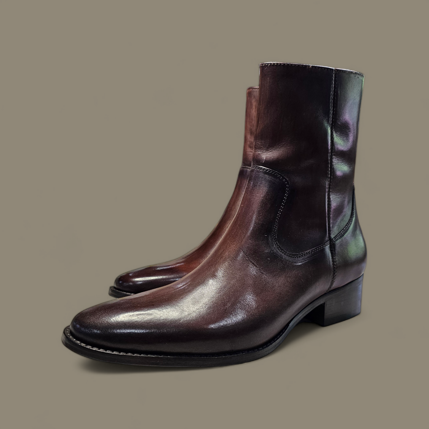 SERGIO BOOT DUSTY BROWN PATINA