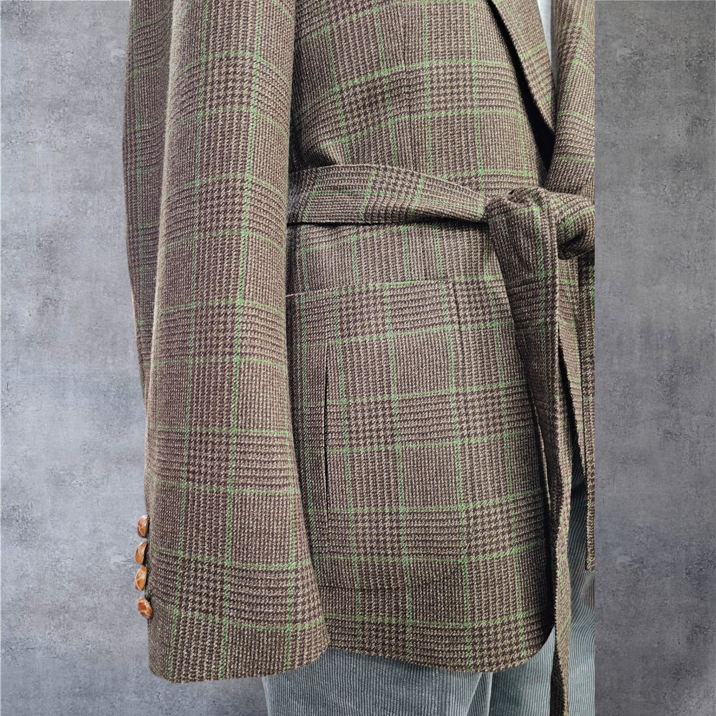 BELTED SHAWL SPORTCOAT